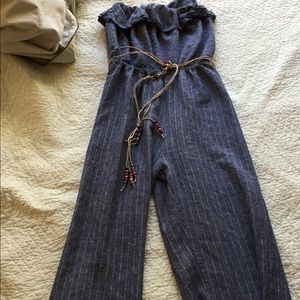 My style frenzie pant suit with beaded belt